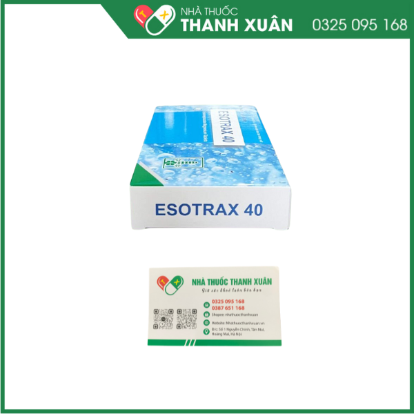 ESOTRAX 40  Điều trị viêm thực quản do trào ngược dạ dày- thực quản